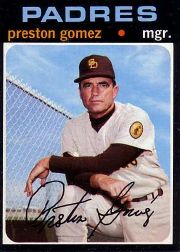 1971 Topps Baseball Cards      737     Preston Gomez MG SP